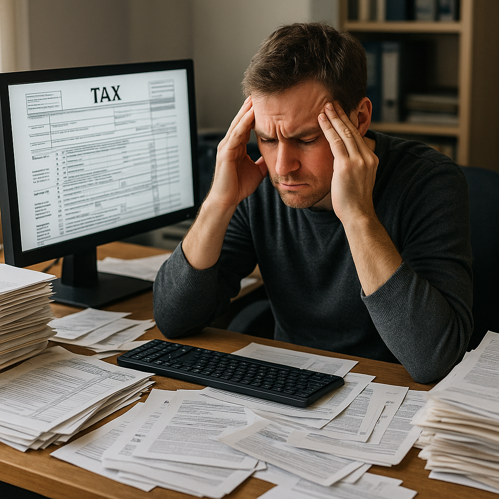 Taxpayer frustrated at Broken Tax System